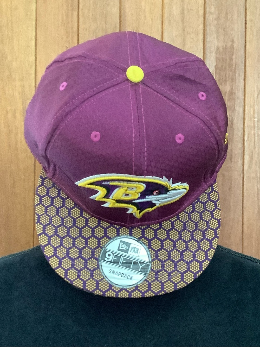Men’s New Era 9Fifty Baltimore Ravens Purple & Yellow Snapback Hat